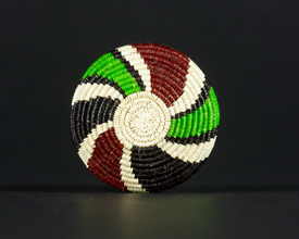 Colorful Geometric Basket #9937