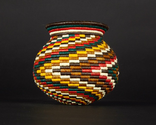 Colorful Geometric Basket #10538