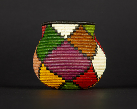 Colorful Geometric Basket #10576