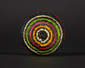 Colorful Geometric Basket #10654
