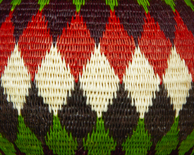 Colorful Geometric Basket #10758