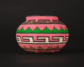 Colorful Geometric Basket #10790