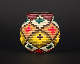 Colorful Geometric Basket #10878